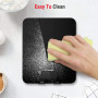 ACCUWEIGHT 201 Balance de cuisine numérique avec plate-forme en verre trempé Balance électronique pour aliments avec écran LCD, 
