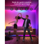 Govee RGBIC Ruban LED 5m, Bande WiFi Bluetooth Multicolore, Contrôlé par APP et Contrôle Segmenté Intelligente Sélection des Cou