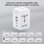 Bigfish Adaptateur Prise Universelle Voyage, Adaptateur Universel de Voyage avec 2 USB et 2 USB C, Adaptateur Voyage Prise Angla