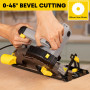 ENVENTOR 1650W Scie Circulaire, 5500RPM Scies Circulaires Électriques Filaire, Moteur Puissant, coupe 62 mm (90 °), 46 mm (45 °)
