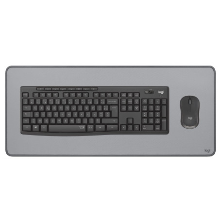Logitech MK295 Souris Clavier sans Fil, Souris sans Fil Noire, Clavier AZERTY Français, Récepteur USB Unifying + Logitech Desk M