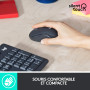 Logitech MK295 Souris Clavier sans Fil, Souris sans Fil Noire, Clavier AZERTY Français, Récepteur USB Unifying + Logitech Desk M