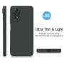 Vancle Coque Compatible pour Xiaomi Redmi Note 11 4G / 11S 4G, Coque en Silicone avec Design Spécial Bord Droit pour SXiaomi Red