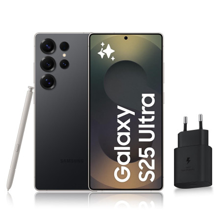 Samsung Galaxy S25 Ultra, Smartphone Android 5G avec Galaxy AI, 1 To, Chargeur secteur rapide 25W inclus, Smartphone déverrouill