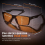 Horus X • Lunette Anti Lumière Bleue Homme Femme | Lunette Gaming pour Ecran Anti Fatigue & Migraine Oculaire | Verres Ambrés