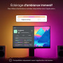 Nanoleaf Ruban LED Zigzag Pour Écran PC 32 Pouces Gaming, Bande Lumineuse RGB Connectée USB-C Découpable de 2,5M Avec Synchronis