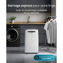 Pro Breeze Déshumidificateur Compresseur 20L/jour pour pièces jusqu'à 30 m² - 4 modes, Sèche-linge, Drainage continu, Minuterie