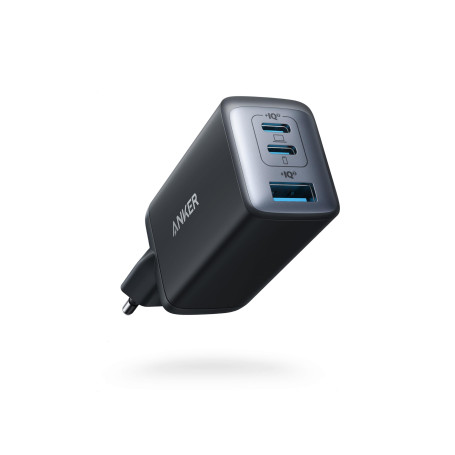 Anker Chargeur USB C (Nano II 65 W), Station 3 Ports, PPS, Rapide, Bloc d'alimentation USB C Compact pour iPhone 16/iPhone 16 Pr