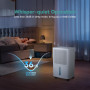 LEENON Deshumidificateur d Air 16L, Déshumidificateur Maison Electrique Silencieux con 3 Modes, Minuterie 24H, Séchage du Linge,