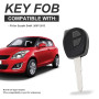 Clé télécommande non coupée à 2 boutons avec puce ID46 433 MHz pour Suzuki Swift, SX4, Alto, Jimny, Vitara, Ignis, Splash, année