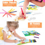 KINSPORY 278 pièces Mallette dessin Enfant, coloriage kit dessin Enfant, Sets de dessin, Art Set, Mallette de Coloriage