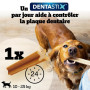 PEDIGREE DENTASTIX 56 Bâtonnets à Mâcher pour Grand Chiens 25kg+, 8 Sachets de 7, Saveur Poulet et Bœuf, Détartrage Dentaire Chi