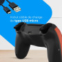 NK Wireless Controller for PS4 / PS3 / PC/Mobile - vibration, fonction de détection 6 axes, lumière LED, écran tactile, prise ca
