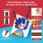 Sonlaryin 288 Couleurs Feutre Acrylique, Marqueur Peinture Acrylique Pinceau Pour Papier, Verre, Galet, Métal, Plastique, Bois, 