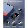 Adaptateur sans Fil 2-en-1 pour CarPlay & Android Auto – Version 2025 Améliorée, Connecteur USB/Type-C, Connexion Rapide et Stab