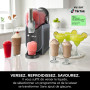 Ninja SLUSHi Machine à boissons glacées, granités, cocktails, frappés, milkshakes et jus glacés, vu sur TikTok, sans glace ni pr