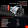 Frankberg Compresseur de Climatisation avec attelage Compatible avec Berlingo Multispace B9 308 CC 4B 308 SW I 4E 4H C4 Cactus 3