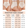 FINETOO Lot de 4 Slips Ventre Plat pour Femmes Slip Taille Haute Seamless Slip Taille Haute sous-vêtements Femmes Panty sans Cou