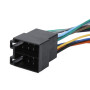 Faisceau de Câblage Radio Stéréo de Voiture ISO, Adaptateur de Faisceau de Câbles Kit Audio Stéréo de Voiture ISO adapté pour Pe