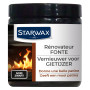 STARWAX Rénovateur fonte pour poêle et cheminée 200ml - Idéal pour rénover les supports en fonte, acier.., Noir