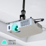 Duronic PB02XL Support pour Vidéoprojecteur Plafond Rotatif 360° Inclinable 180° Pivotant 180° Charge maximale de 10 kg Bras Ext