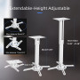 suptek Support de Plafond pour projecteur – Support Mural Universel pour projecteur avec Perche d'extension de 21–54 cm jusqu'à 