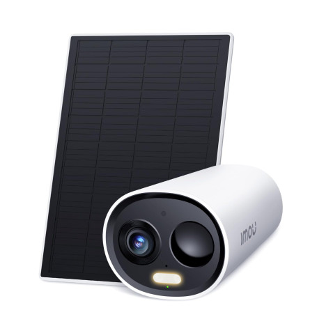 Imou 2K Caméra Surveillance WiFi Exterieure sans Fil Solaire, Camera Solaire Exterieur avec PIR & AI Détection Humaine, Vision N