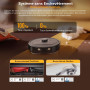 roborock Qrevo S5V Aspirateur Robot Laveur avec Station, 12000 Pa Aspiration, Serpillières FlexiArm, Double Anti-emmêlement, Séc