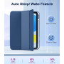 TiMOVO Compatible avec Coque Apple iPad 11 Pouces(A16) 2025, iPad 10ème Génération 10,9 Pouces 2022 avec Porte-Stylet, Légère &
