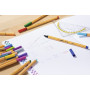 STABILO Stylo feutre pointe fine point 88 - Pochette x 40 stylos feutres - Coloris assortis