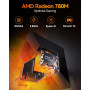 GEEKOM A8 Mini PC avec AMD Ryzen 9 8945HS, 32 Go DDR5 + 2 to SSD | Windows 11 Pro | IA | 6X USB | Mini Gaming PC avec Graphiques