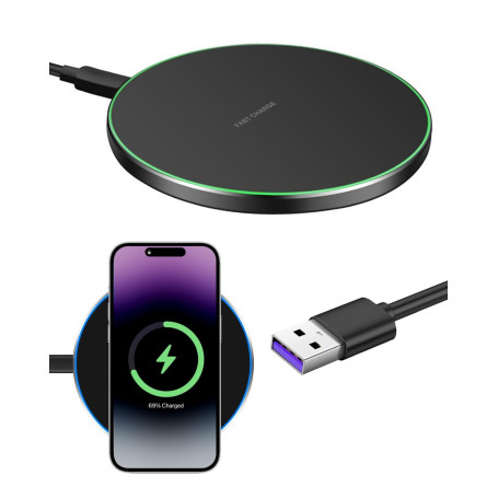 Chargeur sans Fil - 35W Rapide Compatible avec i-Phone 16/15/14/13/12/11 Pro Max Plus,Air-Pods 2/3/Pro,pour Sam-Sung GA-laxy S25