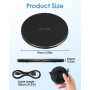 Chargeur sans Fil - 35W Rapide Compatible avec i-Phone 16/15/14/13/12/11 Pro Max Plus,Air-Pods 2/3/Pro,pour Sam-Sung GA-laxy S25