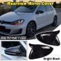 Housses de rétroviseur de portière latérale - Accessoires de rechange pour V-W pour Golf 7 MK7 MK7.5 GTI R GTE GTD 2013-2018 pou
