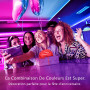 Keepsmile Ruban Led 30m (15mx2), Led Chambre Bluetooth, Bande Led Contrôlé par Télécommande APP, Guirlande Lumineuse Décoration 
