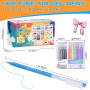 NICETY Stylo Gel Couleur – Set de 168 Gel Pens avec Pointe Fine 0,5mm & 162 couleurs (159 + 3 blanc / 3 argent / 3 or)– Feutres 