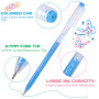 NICETY Stylo Gel Couleur – Set de 168 Gel Pens avec Pointe Fine 0,5mm & 162 couleurs (159 + 3 blanc / 3 argent / 3 or)– Feutres 