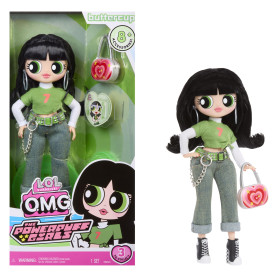 L.O.L. Surprise! OMG The Powerpuff Girls Doll - Buttercup - Comprend 1 Poupée Mannequin, avec 1 Tenue et des Accessoires, Collec