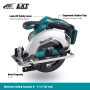 Scie circulaire 18V LXT Ø 165 mm (machine seule) - MAKITA DSS611Z