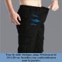 DUOLUVA Pantalon Cargo Homme De Travail avec Plusieurs Poches avec Ceinture élastique
