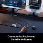 UGREEN Switch USB C 5Gbps avec 4 Ports Commutateur KVM pour 2 PC Entrées 4 Sorties Plug Play pour Clavier Souris Disque Dur Clé