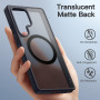 JETech Coque Magnétique pour Samsung Galaxy S25 Ultra 5G, Compatible avec MagSafe, Étui Housse Antichoc à Dos Translucide Mat (N