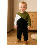 Fnaobai Enfant Petit Garçon Ensemble Sweatshirt Pantalon Sweatsuit d'Automne Manches longues Couleur Blocage Hiver Vêtements de 