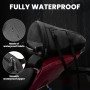 UBORSE Sacoche Moto Etanche Sac de Selle Moto Extensible 10 à 14L Sacs Arrière pour Motos avec Bandoulière et Poignée Sacs de Qu