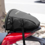 UBORSE Sacoche Moto Etanche Sac de Selle Moto Extensible 10 à 14L Sacs Arrière pour Motos avec Bandoulière et Poignée Sacs de Qu