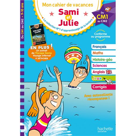 Sami et Julie - Du CM1 au CM2 - Cahier de vacances 2025
