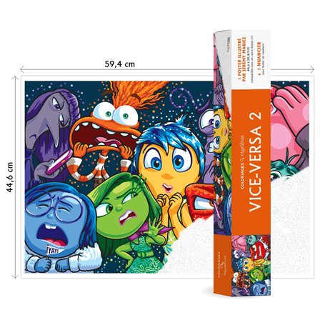 Coloriage mystère Disney - Poster Vice Versa