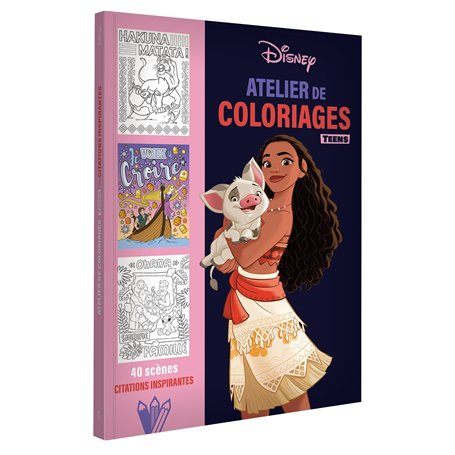 DISNEY TEENS - Atelier de coloriages - Citations inspirantes