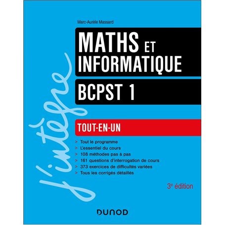 Maths et informatique tout-en-un BCPST 1re année - 3e éd.
