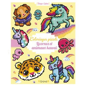 Coloriages pixels - Licornes et animaux kawaï Coloriages pixels - Licornes et animaux kawaï